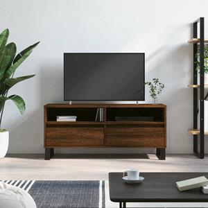 vidaXL TV-Schrank TV-Schrank Braun Eichen-Optik 100x34,5x44,5 cm Holzwerkstoff (1-St)