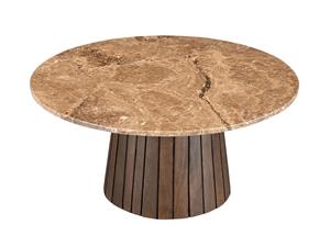 Industrielemeubelshop Salontafel Empador marmer 80 cm