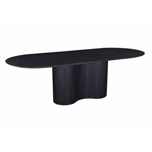 Giga Meubel Eettafel Ava Ovaal Zwart 300cm - 