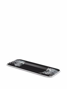 Dolce & Gabbana Dienblad met zebraprint - Zwart