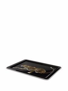 Dolce & Gabbana Dienblad met luipaardprint - Zwart