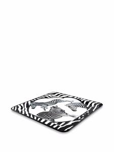 Dolce & Gabbana Bord met zebraprint - Wit