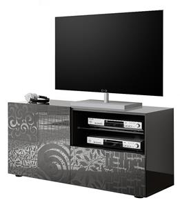 Pesaro Mobilia Tv-meubel Miro 121 cm breed in hoogglans antraciet
