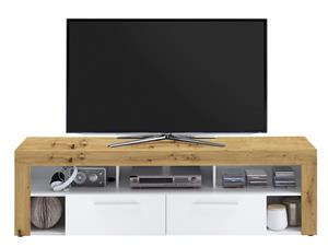 FD Furniture Tv-meubel Raymond 180 cm breed in artisan eiken met wit