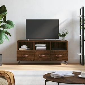vidaXL TV-Schrank TV-Schrank Braun Eichen-Optik 102x36x50 cm Holzwerkstoff (1-St)