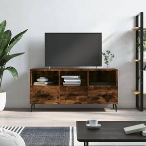 VidaXL Tv-meubel 102x36x50 cm bewerkt hout gerookt eikenkleurig