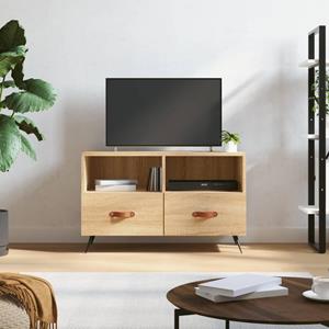 VidaXL Tv-meubel 80x36x50 cm bewerkt hout sonoma eiken