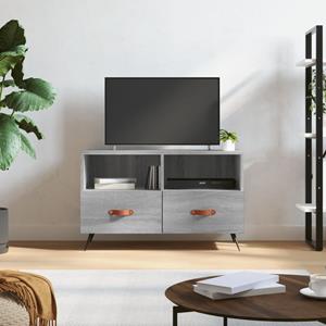 VidaXL Tv-meubel 80x36x50 cm bewerkt hout grijs sonoma eikenkleurig