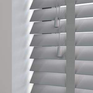 Domus Baseline houten jaloezie met ladderband - grijs