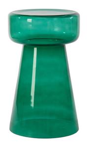 Light & Living Bijzettafel Dakwa Glas, 30cm - Groen - Rond