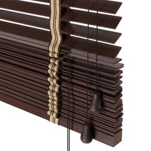Doehetbudget.nl Houten jaloezieën 25mm met ladderband