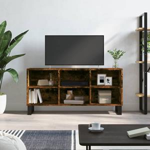 vidaXL TV-Schrank TV-Schrank Räuchereiche 103,5x30x50 cm Holzwerkstoff (1-St)