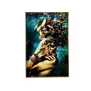 PTMD Melani Glass Art wall picture embrace nature long