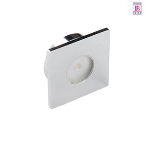 Bellezza Bagno Inbouwarmatuur - LED - vierkant plat model - voor nisjes - lichtbron - chroom SD-2060-07