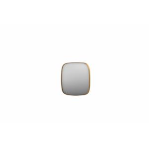 INK SP29 spiegel - 40x4x40cm contour in stalen kader - geborsteld mat goud 8409602