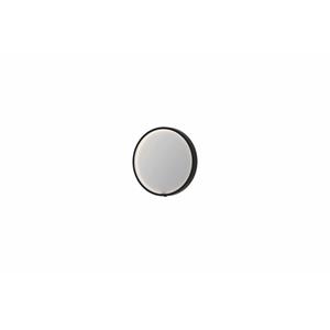 INK SP24 spiegel - 40x4x40cm rond in stalen kader incl dir LED - verwarming - color changing - dimbaar en schakelaar - geborsteld metal black 8409455