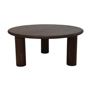HSM Collection HSM - Salontafel Rond - 80x80x35 - Bruin - Mangohout