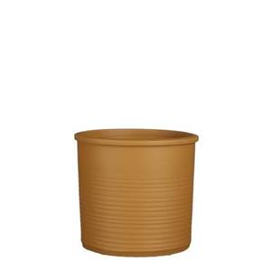 Mica Decorations Momo Bloempot - 23x23x21 cm - Terracotta - Lichtbruin