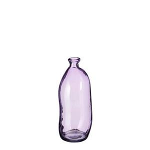 Mica Decorations Pinto Vaas - 13x13x35 cm - Glas - Paars