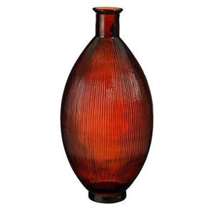 Mica Decorations Firenza Fles Vaas - H59 x Ã29 cm - Donkerbruin
