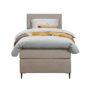 Leen Bakker Boxspring Arendal - beige - 90x200 cm - slanke poot