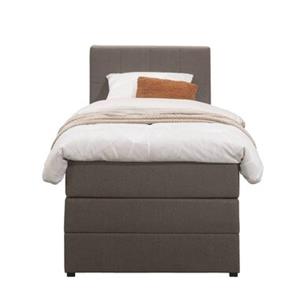 Leen Bakker Boxspring met opbergruimte Billund - donkerbruin - 90x200 cm