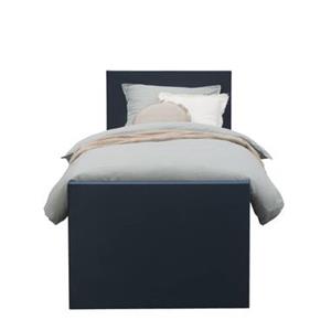 Leen Bakker Boxspring met opbergruimte en voetbord Arendal - blauw - 90x200cm