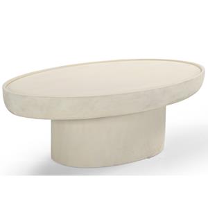 Giga Meubel Salontafel Tess Ovaal Beige 90cm - 