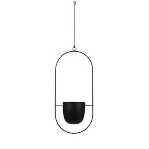 Mica Decorations Dexter Bloempot Hangend H83 cm Zwart