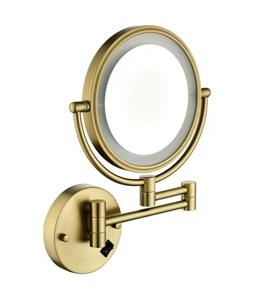 Best Design Nancy make-up spiegel incl. LED verlichting goud mat