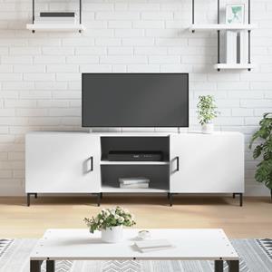 vidaXL TV-Schrank TV-Schrank Hochglanz-Weiß 150x30x50 cm Holzwerkstoff (1-St)