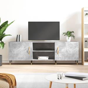 vidaXL TV-Schrank TV-Schrank Betongrau 150x30x50 cm Holzwerkstoff (1-St)
