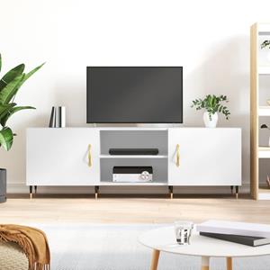 vidaXL TV-Schrank TV-Schrank Hochglanz-Weiß 150x30x50 cm Holzwerkstoff (1-St)