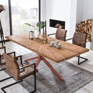SIT Esstisch "Tops&Tables", aus recyceltem Altholz Teak