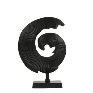 Countrylifestyle Ornament op voet Shwiba mat zwart