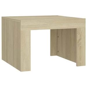 VidaXL Salontafel 50x50x35 cm spaanplaat sonoma eikenkleurig