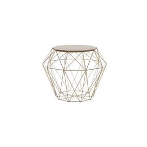 Beliani ELIDA Bijzettafel 43x43x38