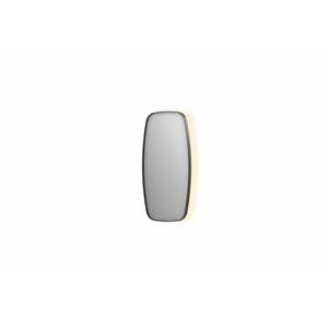 INK SP30 spiegel - 40x4x80cm contour in stalen kader incl indir LED - verwarming - color changing - dimbaar en schakelaar - geborsteld metal black 8409745