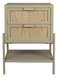 Dutchbone Nachtkastje Yasu Rattan, 45 x 35cm - Beige