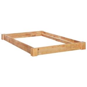 VidaXL Bedframe massief eikenhout 120x200 cm