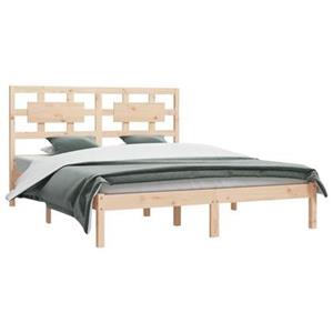 VidaXL Bedframe massief grenenhout 150x200 cm 5FT King Size