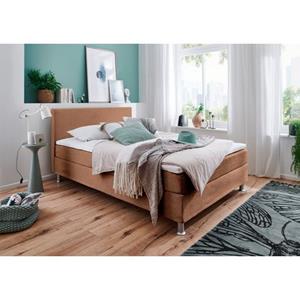 ATLANTIC home collection Boxbett "Edison", inkl. Bonnellfederkern-Matratze und Topper