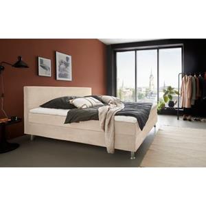 ATLANTIC home collection Boxbett "Edison", inkl. Bonnellfederkern-Matratze und Topper