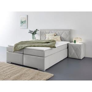 Leonique Boxspring Alfie, bestseller, optioneel met bedlade met capitonnage in het hoofdbord, h2, h3 en h4 ter keuze