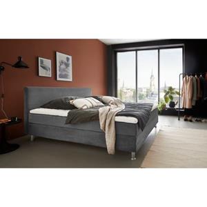 ATLANTIC home collection Boxbett "Edison", inkl. Bonnellfederkern-Matratze und Topper