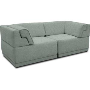 DOMO collection 2-Sitzer "800007", (Set, 2 Teile), Rückenkissen aufstellbar, unendlich erweiterbar