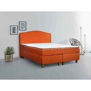 INOSIGN Boxspringbett "Jalma", Füße aus massiver Birke ; Inkl. Topper
