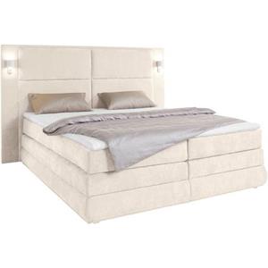 COLLECTION AB Boxspringbett Copenhagen, inklusive Bettkasten, Topper, wahlweise mit LED-Beleuchtung