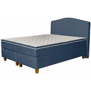 INOSIGN Boxspringbett "Jalma", Füße aus massiver Birke ; Inkl. Topper