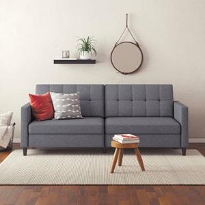 Dorel Home 3-zitsbank Hartford II Slaapfunctie, rugleuning 2-delig, 3-voudig verstelbaar, zithoogte 43 cm